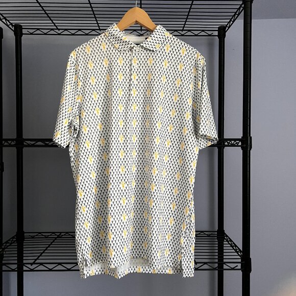 Lanksy Bros TCB Performance Polo Golf Shirt 1950s Elvis Retro NWOT Sz S - Picture 1 of 9